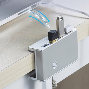 Orico MH4PU jaotur klambriga 4x USB-A 3.0 hõbedane