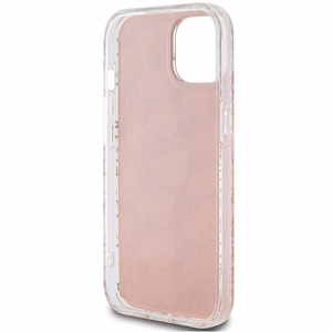 Hello Kitty IML Gradient Electrop Crowded Kitty Head ümbris jaoks iPhone 15 - roosa