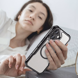 Leading Series MagSafe Silicone Ümbris jaoks iPhone 16 - Must