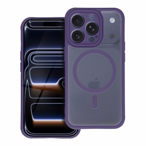 FULL MATTE MAG COVER ümbris compatible with MagSafe jaoks SAMSUNG S26 Edge purple