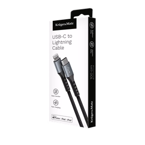 Kruger&Matz USB-C–Lightning C94 MFi kaabel, 1 m