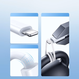 Магнитный зарядный кабель Joyroom S-IW008 3в1 USB-A - Lightning/USB-C 1.2м (белый)