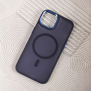 Frozen Mag ümbris for iPhone 17 Pro Max 6,9" tumesinine open ring