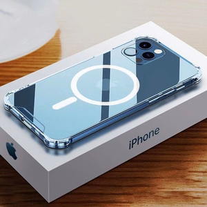 TEL PROTECT MagSilicone Ümbris jaoks Iphone 15 Pro läbipaistev
