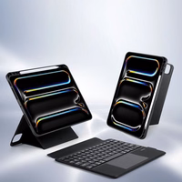 DUX DUCIS case DK foldable with Wireless Keyboard jaoks iPad Pro 11 (2024) must
