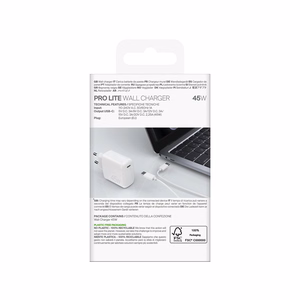 Puro PROLITE 45W USB-C Wall Laadija - valge