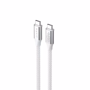 Havit CB6290 - USB Type C USB Type C kaabel, 1 m (valge/hall)