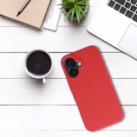 Tel Protect Silicone Premium jaoks Iphone 16 coral