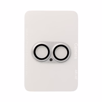 Tempered klaas Tel Protect 95% AR+AF Full Metal kaamera kaitse on camera for Iphone 17 hõbedane (camera island)