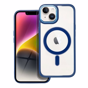 Чехол для iPhone 14 Color Edge Mag Cover совместимый с MagSafe синий