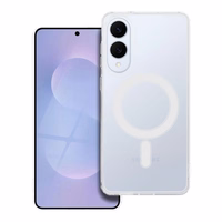 CLEAR MAG ÜMBRIS compatible with MagSafe jaoks SAMSUNG S25 EDGE läbipaistev