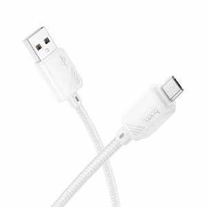 Кабель USB A на Micro USB Hoco 2,4A 1 m X113 белый