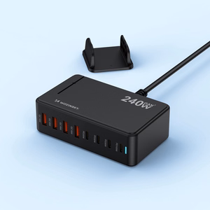 Wozinsky WSL-240 GaN QC3 Зарядная станция 200W, чёрный
