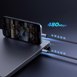 Ugreen 2in1 USB-C kaabel - 2xUSB-C PD 140W 2m - must