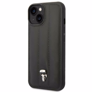 Karl Lagerfeld Puffy Ikonik Pin Ümbris for iPhone 14 / 15 / 13 - must