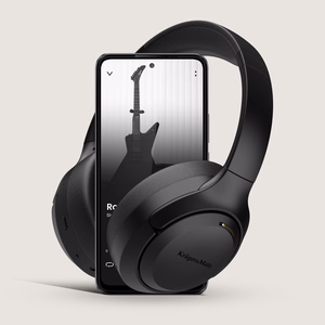 Krüger&Matz F8A juhtmeta kõrvaklapid ANC-ga, mustad