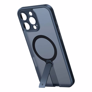 Torras Pstand Spin ümbris iPhone 16 Pro-le (must)