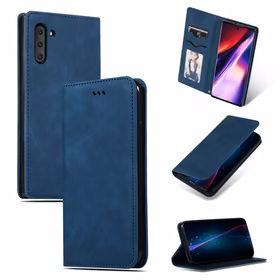 Ümbris Business Style Xiaomi Redmi Note 14 Pro 5G/Poco X7 tumesinine