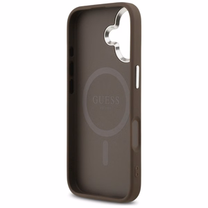 GUESS ümbris jaoks IPHONE 17 compatible with MagSafe GUHMP17SP4TSRCMW (PU 4G W/Triangle Logo SL) brown