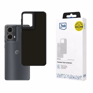 3mk Matt Ümbris jaoks Motorola Moto G85 - must