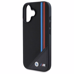 BMW M Meshed Tricolor Stripes MagSafe ümbris jaoks iPhone 16 - must