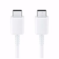 USB kaabel Samsung EP-DA705BWE 25W 3A Type-C-Type-C 1.0m  valge