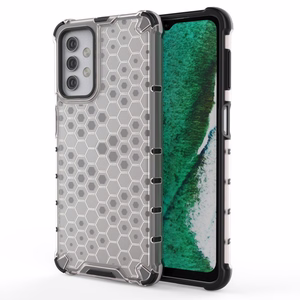 Honeycomb Case kaitsekate TPU kaitserauaga Samsung Galaxy A32 5G läbipaistev