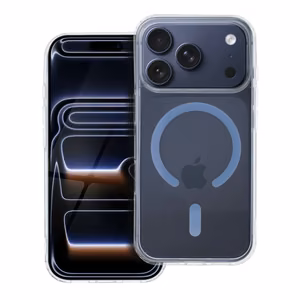 Drop Glue Colorful Ring Mag Cover compatible with MagSafe jaoks IPHONE 17 Pro light sinine