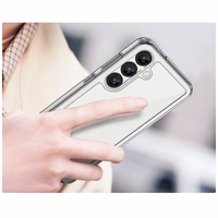 Outer Space Ümbris with Gel Frame jaoks Samsung Galaxy S25 - Clear must