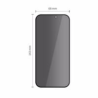 Tech-Protect Quick Set Spy+ Privaatsus Glass 2-pack jaoks iPhone 12 / 12 Pro