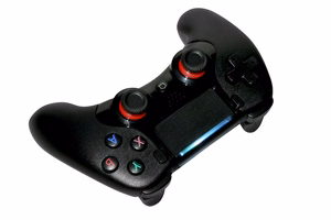 iBox IGP4 mängukontroller must Bluetooth Gamepad analoog / digitaal Android, PC, PlayStation 4, iOS