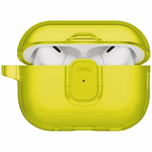 Uniq Glase Pro Ümbris jaoks AirPods Pro 3 Lock Ümbris - Läbipaistev kollane