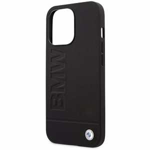 Etui BMW BMHMP14LSLLBK iPhone 14 Pro 6,1" czarny/must hardcase Signature Logo Imprint Magsafe