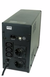 Gembird EG-UPS-033 katkematu toiteallikas (UPS) Line-Interactive 1200 VA 720 W 3 AC pistikupesa