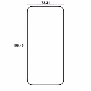 Etteri Закалённое стекло 9D для iPhone 15 Pro Max 6,7"