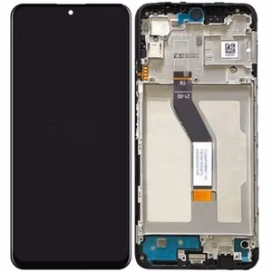 LCD ekraan Xiaomi Poco M4 Pro 5G/Redmi Note 11S 5G/Redmi Note 11T 5G puuteekraaniga koos raamiga must originaal (service pack)