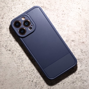 Simple Carbon ümbris jaoks iPhone 11 sinine