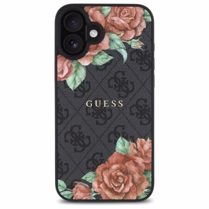 Guess GUHMP16SP4ROPEMCK iPhone 16 6.1" must/must hardcase 4G Flowers Print MagSafe