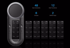 HUION K40 Keydial Remote juhtpult