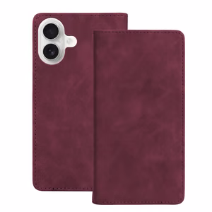 Smart Suede ümbris mudelile iPhone 17 6,3", bordoopunane