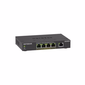 Netgear GS305Pv3 – halduseta gigabitine Etherneti võrgulüliti PoE-toega, must
