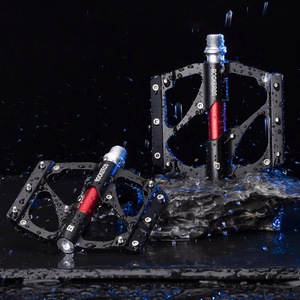 Rockbros 2020-12BBK alumiiniumist jalgratta platvormpedaalid – mustad