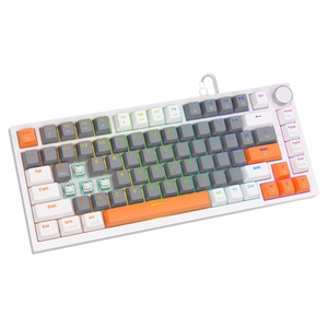 Savio ASTRAL valge JADE 3 COLOURS keyboard Gaming USB QWERTY US International