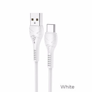 USB kaabel Hoco X37 Cool Power Type-C 1.0m valge