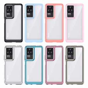 Outer Space Case for Xiaomi Poco F4 5G ümbris paindliku raamiga must