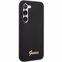 Guess GUHCS23MSLSMK S23+ S916 must/must hardcase Silicone Vintage kuldne Logo