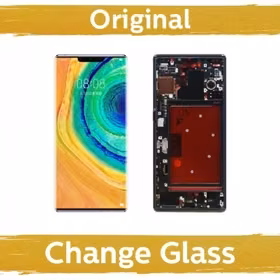 LCD Ekraan Ühildub Huawei Mate 30 Pro koos Frame / Must / (Renewed: China)