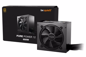 be quiet! PURE POWER 12 650W toiteplokk 20+4 pin ATX ATX must