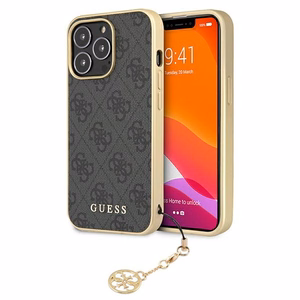 Guess GUHCP13XGF4GGR iPhone 13 Pro Max 6.7" hall/hall kõvakaaneline 4G Charms Collection