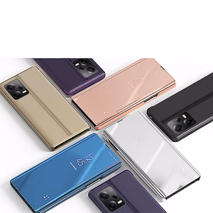 Clear View Case чехол для Xiaomi Redmi Note 12 5G / Poco X5 5G откидная крышка чёрный